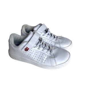 K-Swiss Court Casper VLC White Corporate Kids Sneakers Size 2.5